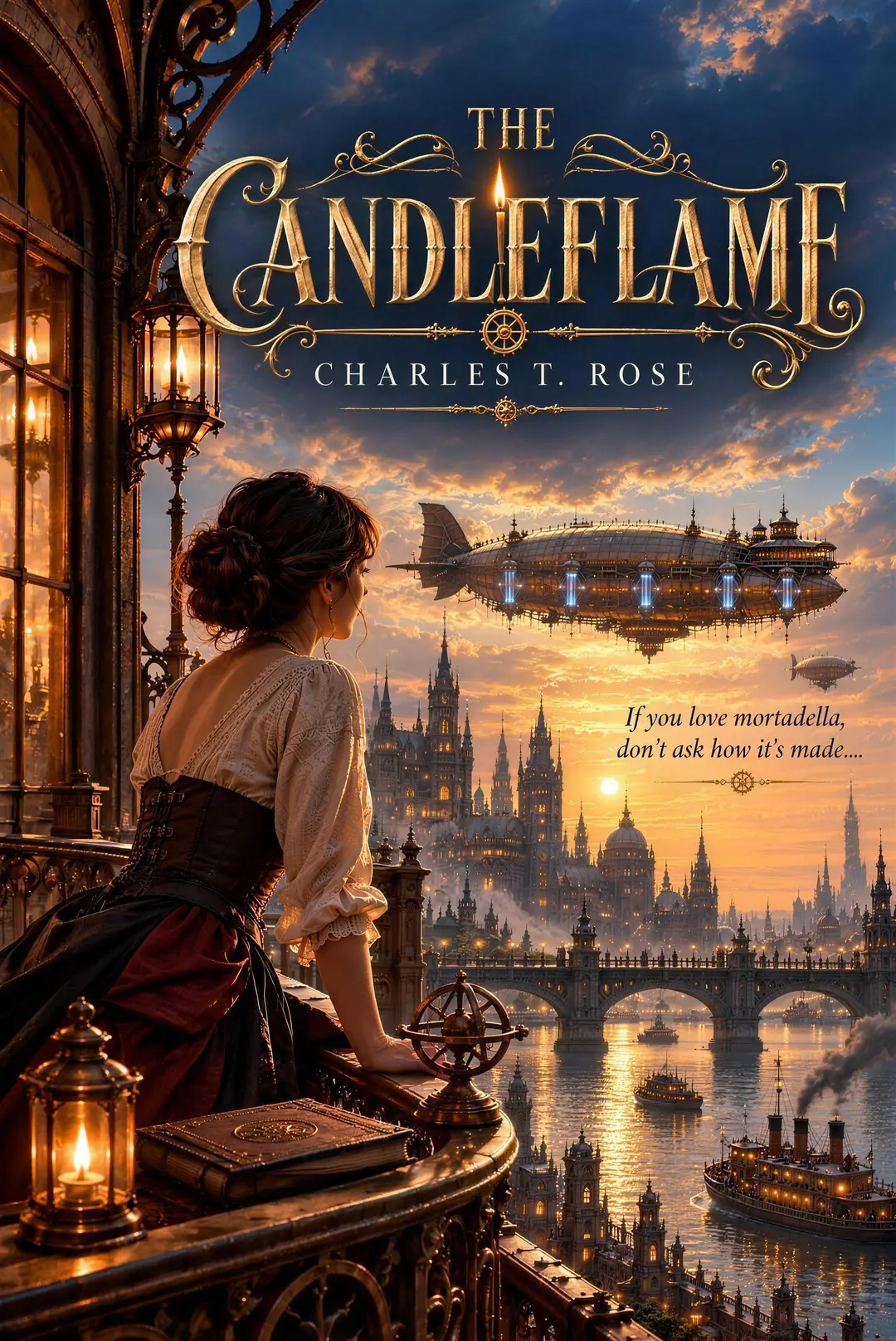Candleflame front cover by Charles T. Rose